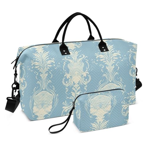 Goddess Head Gepäck Reisetasche Weekender Übernachtungstasche Gym Duffel Bag mit verstellbarem Gurt für Trekking Multifunktional von famyily