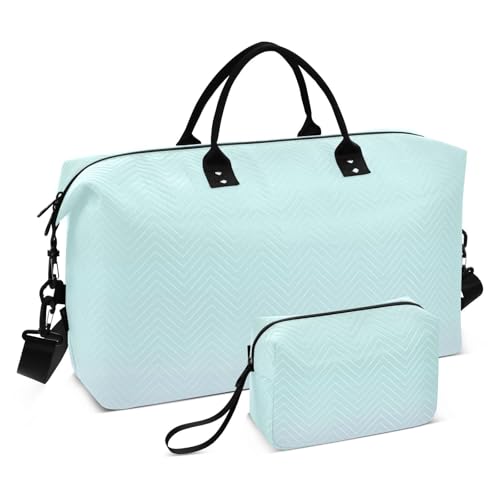 Große Tasche für Wochenendreisen, Übernachtungstasche, Sporttasche, Turnbeutel mit Kulturbeutel für Trekking, 2-teiliges Set Große Tasche für Wochenendreisen, Übernachtungstasche, Sporttasche, Turnbeutel mit Kulturbeutel für Trekking, 2-teiliges Set von famyily