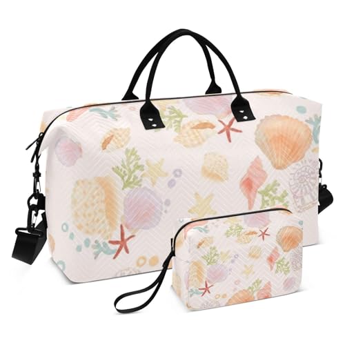 Große Tasche zum Tragen auf der Schulter, Wochenend-Tragetasche, Reisetasche, Turnbeutel mit Kulturbeutel für Flugzeugreisen, großes Fassungsvermögen, Orange Große Tasche zum Tragen auf der Schulter, Wochenend-Tragetasche, Reisetasche, Turnbeutel mit Kulturbeutel für Flugzeugreisen, großes Fassungsvermögen, Orange von famyily