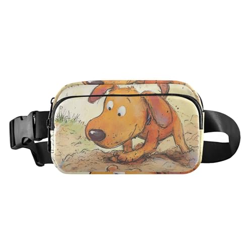 Gürteltasche mit Blumenschnecke auf einem Felsen, stilvolle Bauchtasche für Damen, Herren, Teenager, große Kapazität, Schultertasche, Gelber Hundeknochen Sand, 1 size Gürteltasche mit Blumenschnecke auf einem Felsen, stilvolle Bauchtasche für Damen, Herren, Teenager, große Kapazität, Schultertasche, Gelber Hundeknochen Sand, 1 size von famyily