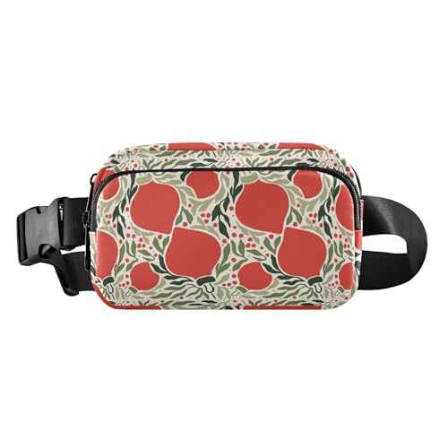 Modische Bauchtasche mit weihnachtlichem Muster, für Damen und Herren, Mehrzweck-Crossbody-Sporttasche mit verstellbarem Riemen, für Einkaufen, Sport, Arbeit, Rot und Grün, Rotes und grünes Modische Bauchtasche mit weihnachtlichem Muster, für Damen und Herren, Mehrzweck-Crossbody-Sporttasche mit verstellbarem Riemen, für Einkaufen, Sport, Arbeit, Rot und Grün, Rotes und grünes von famyily