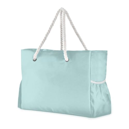 Robuste Damen-Tragetasche mit Seitentaschen, Laptop-Tragetasche, gut für Reisen, Pool, Schwimmen, Strand, Urlaub, Türkis Robuste Damen-Tragetasche mit Seitentaschen, Laptop-Tragetasche, gut für Reisen, Pool, Schwimmen, Strand, Urlaub, Türkis von famyily