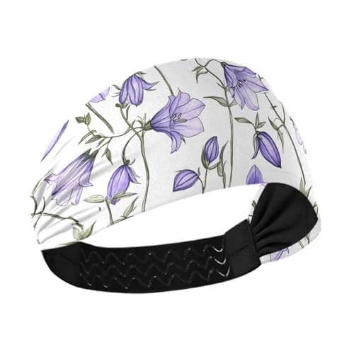 Schweden Campanula Rotundifolia Schönheit, Sommerblumen, rutschfest, bequem, Haarbänder für Damen, elastische Haarbänder für athletischen Sport, Make-up, Volleyball, Volleyball, bunte Schweden Campanula Rotundifolia Schönheit, Sommerblumen, rutschfest, bequem, Haarbänder für Damen, elastische Haarbänder für athletischen Sport, Make-up, Volleyball, Volleyball, bunte von famyily