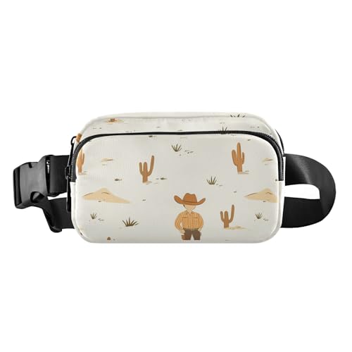 Western-Cowboystiefel, modische Umhängetasche, Hüfttasche für Damen und Herren, große Kapazität, Gürteltasche, Western Cowboy Boho Wilderness, 1 size von famyily