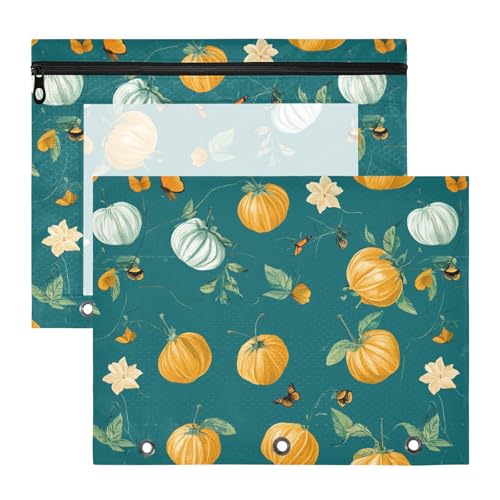 famyily Bindertaschen mit glatten Reißverschlüssen, 3 Ringe, Tasche für A4-Papier, Briefe, 2 Stück, Lehrer, College, Frischer Umhang, Stachelbeere, Obst famyily Bindertaschen mit glatten Reißverschlüssen, 3 Ringe, Tasche für A4-Papier, Briefe, 2 Stück, Lehrer, College, Frischer Umhang, Stachelbeere, Obst von famyily