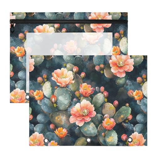 famyily Federmäppchen, entzückende Aufbewahrungstasche für A4-Papier, Briefe, 2 Stück, Studenten, Schulbedarf, Safari-Kaktus, Retro-Stil, Blumen famyily Federmäppchen, entzückende Aufbewahrungstasche für A4-Papier, Briefe, 2 Stück, Studenten, Schulbedarf, Safari-Kaktus, Retro-Stil, Blumen von famyily