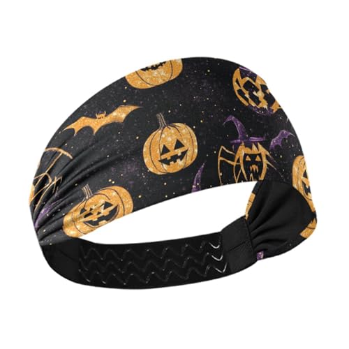 famyily Glitzernder Kürbis, kühlendes breites Haarband, dehnbares Haar für Laufen, Basketball, Workout, Make-up, bunte Herzogshund-Sterne famyily Glitzernder Kürbis, kühlendes breites Haarband, dehnbares Haar für Laufen, Basketball, Workout, Make-up, bunte Herzogshund-Sterne von famyily