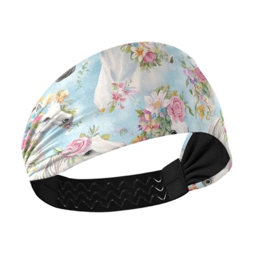 famyily Rutschfeste, niedliche Stirnbänder für Damen, dehnbar, für Sport, Radfahren, Basketball, Wandern, bunte Herzogshund-Sterne famyily Rutschfeste, niedliche Stirnbänder für Damen, dehnbar, für Sport, Radfahren, Basketball, Wandern, bunte Herzogshund-Sterne von famyily