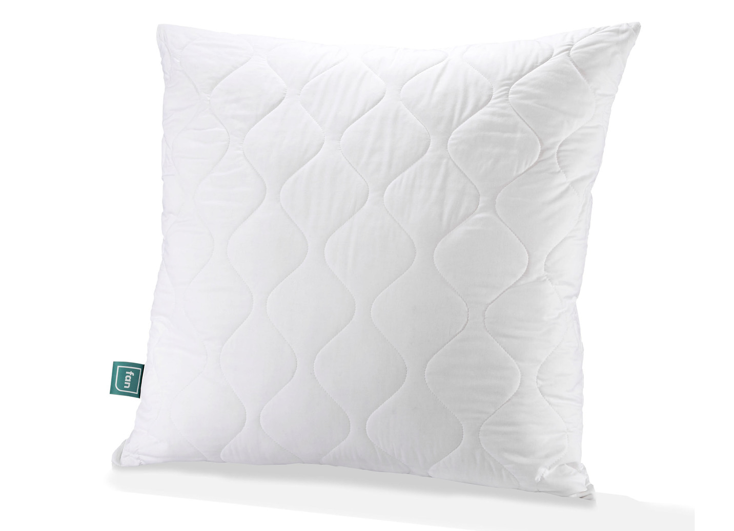 Bettwarenprogramm von fan aus reinen Naturmaterialien, Kissen, Größe 120 (Kissen, 80/80 cm), Weiss von fan