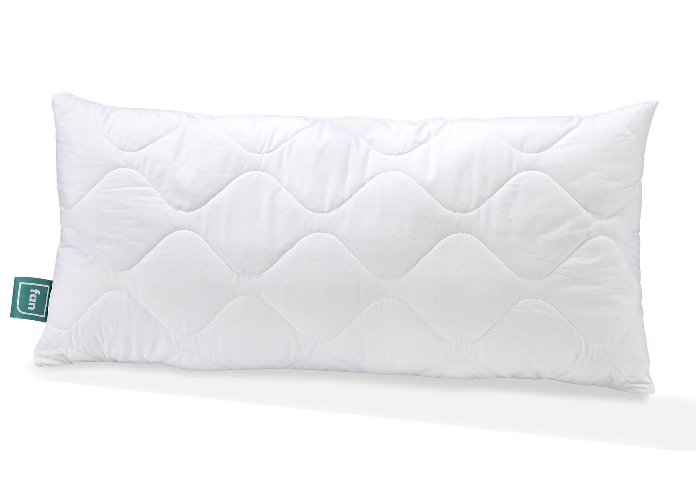 Bettwarenprogramm von fan aus reinen Naturmaterialien, Kissen, Größe 121 (Kissen, 40/80 cm), Weiss von fan