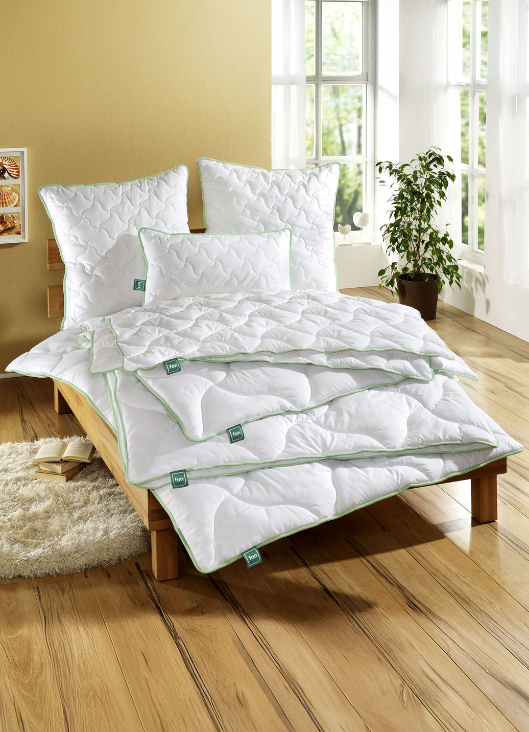 "Greenfirst“- Bettwaren-Programm von „F.A.N.“, Kissen, Größe 120 (80/80 cm) von fan