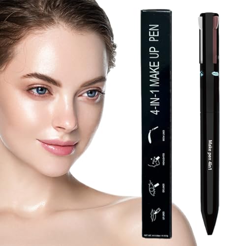 4-in-1-Make-up-Stift, Brieffreund-Make-up, Augenbrauenstift, Eyeliner, Lippenkonturenstift, Textmarker, wasserfester Kosmetikstift, Lippen- und Gesichts-Make-up, 4-Farben-Make-up-Schönheitsstift von fanelod