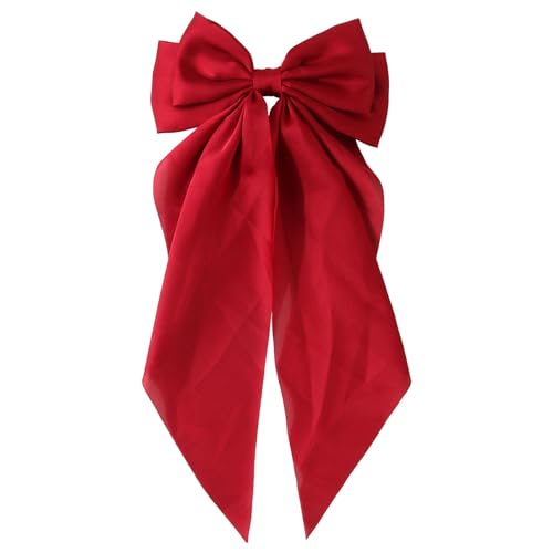 Große Haarschleifen Multifunktionale Haarspangen mit Metallfederclip für Frauen Mädchen Geburtstag Tag von fanelod