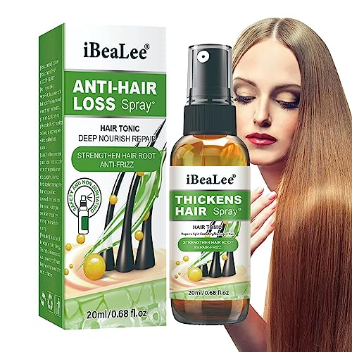 Haarwachstumsspray,Volumen-Lift-Haarspray - 20 ml Haarregenerationsspray für Frauen und Männer, fördert dickeres, kräftigeres Haar, repariert Haarfollikel Fanelod von fanelod