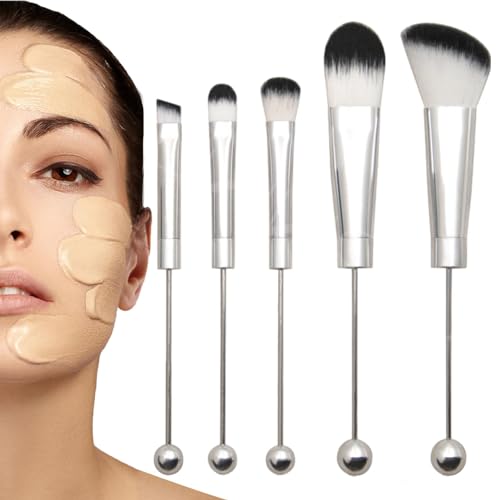 Makeup Pinsel Set, Professionelle Make-up Pinsel, 5 Makeup Pinsel Kit, Synthetische Make-up Pinsel für Frauen, Makeup Kit für losen Puder, Lidschatten, Augenbrauen und Makeup Pinsel Set, Professionelle Make-up Pinsel, 5 Makeup Pinsel Kit, Synthetische Make-up Pinsel für Frauen, Makeup Kit für losen Puder, Lidschatten, Augenbrauen und von fanelod