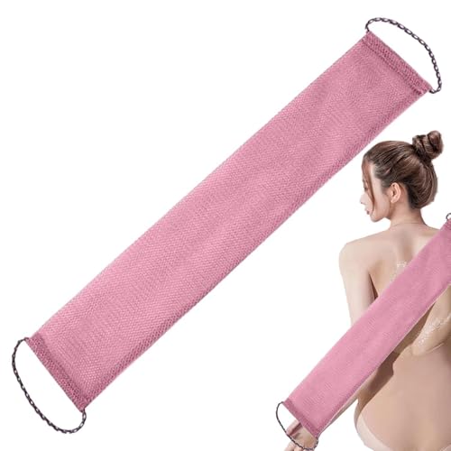 Rückenwaschtuch, Körperpeeling-Schrubber, Rückenschlamm Schrubben Handtuch, schäumendes Körperpeeling-Tuch für weibliche alle Hauttypen von fanelod