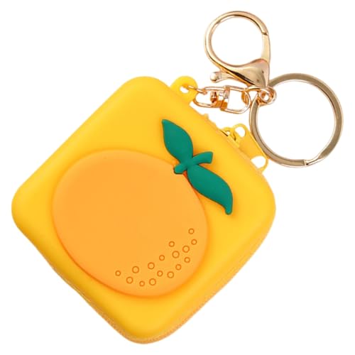 Silikon-Geldbörse Schlüsselanhänger | Münztasche mit niedlichem Muster | niedliches Muster | Mehrzwecktasche | OIN Pouch niedlicher Mehrzwecktasche Schlüsselanhänger mit Reißverschluss Design mit von fanelod