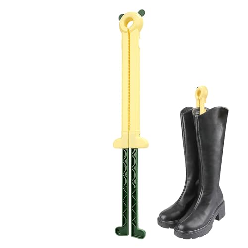 fanelod Faltbarer Schuhspanner,Schuhspanner faltbar, Schuhspanner aus Leder, Stiefel-Schuhspanner, verstellbar, Schuhspanner-Expander, Verbreiterung für Damen und Herren, Stiefel-Schuhspanner, Former von fanelod