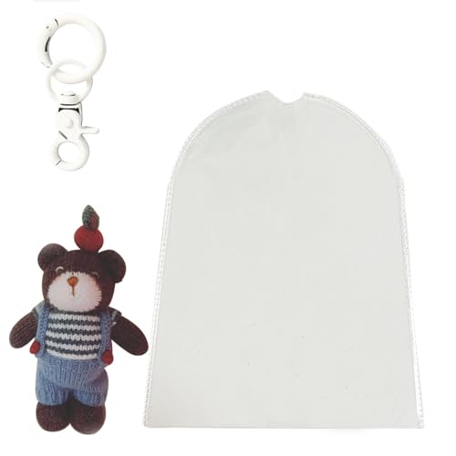 fanelod Transparente Figuren-Präsentationstasche mit Schlüsselanhänger,Figuren-Präsentationstasche mit Schlüsselanhänger - Puppen-Sammelbeutel | Transparente Figuren-Organizer-Tasche, kleine fanelod Transparente Figuren-Präsentationstasche mit Schlüsselanhänger,Figuren-Präsentationstasche mit Schlüsselanhänger - Puppen-Sammelbeutel | Transparente Figuren-Organizer-Tasche, kleine von fanelod