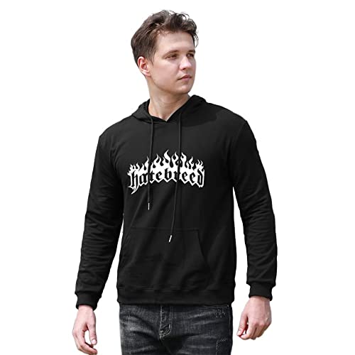 fangs Men Hoodie Hatebreed Hoodies Black 2XL von fangs