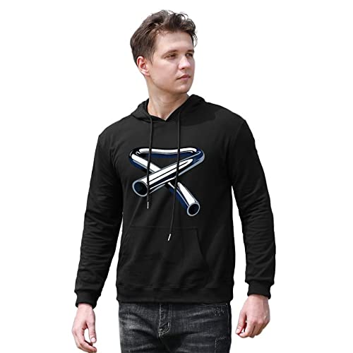 fangs Tubular Bells Hoodies Mike Oldfield Mens Album CD Cover Music Hoody Top Black 3XL von fangs