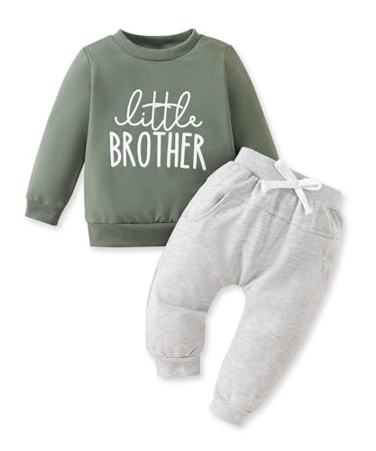 fanksoow Neugeborenes Baby Kleidung set Baby Jungen Langarm Sweatshirt + Hose Jogginganzug Babykleidung Set von fanksoow