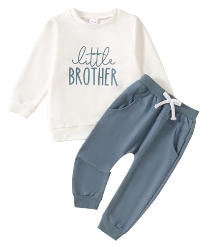 fanksoow Neugeborenes Baby Kleidung set Baby Jungen Langarm Sweatshirt + Hose Jogginganzug Babykleidung Set von fanksoow