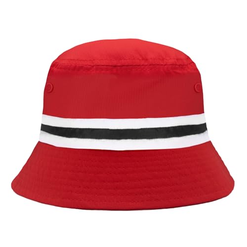 fanoriginals - Sonnenhut in den Farben von Manchester United - Rot/Weiß/Schwarz - L/XL von fanoriginals