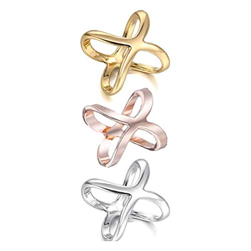 fansheng Schal Ringclip, 3 Stücke Schal Ringe Kreuz Hohlschal Schnalle, X-förmiger Schal Ring Schnalle Einfache Schal Clips Für Halstuch Kleidung für Dame und Mädchen fansheng Schal Ringclip, 3 Stücke Schal Ringe Kreuz Hohlschal Schnalle, X-förmiger Schal Ring Schnalle Einfache Schal Clips Für Halstuch Kleidung für Dame und Mädchen von fansheng