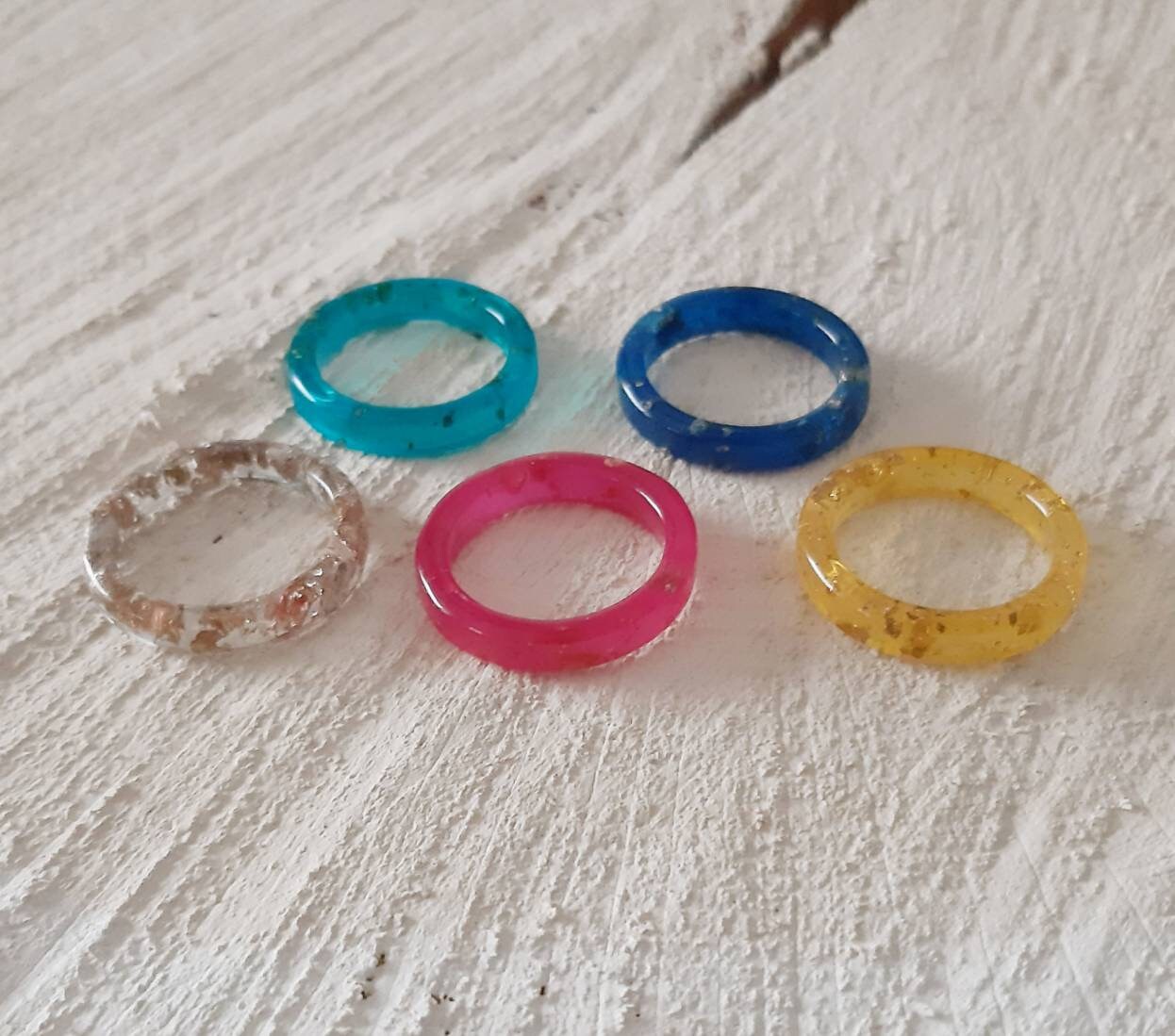 Acryl Ringe Glitzer von fantasieschick