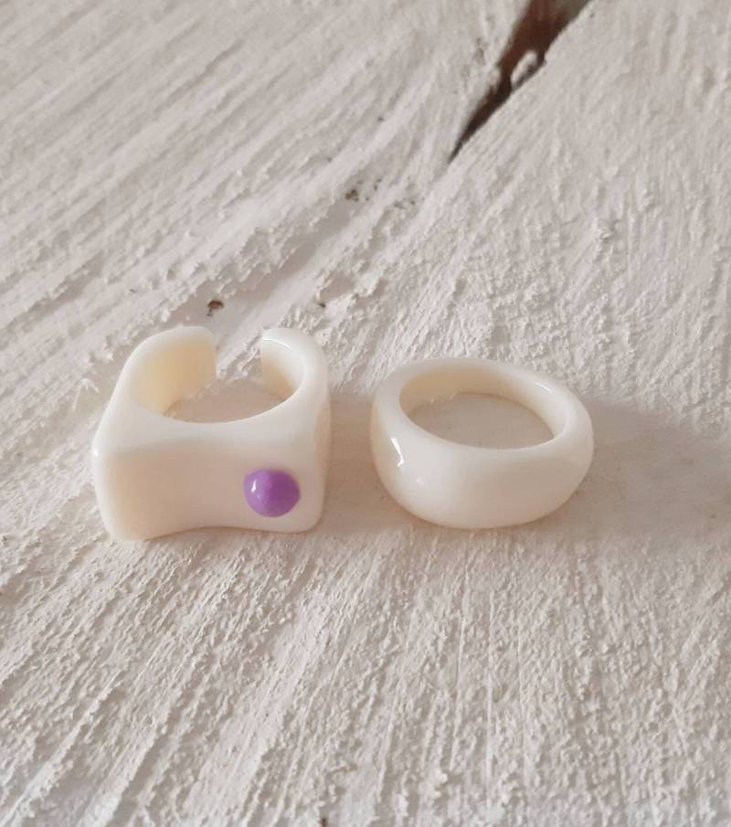 Acryl Ringe Set Acryl Ringe Set von fantasieschick