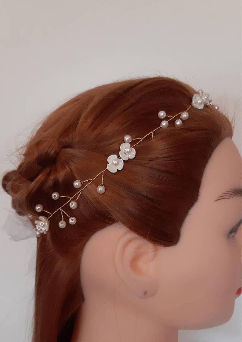 Braut Haarkranz Haarband Braut Haarkranz Haarband von fantasieschick