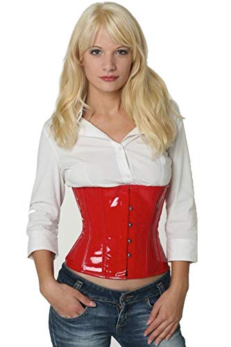 fapedo Korsett Corsage Korsage Corset Taillen Lack rot 40 von fapedo