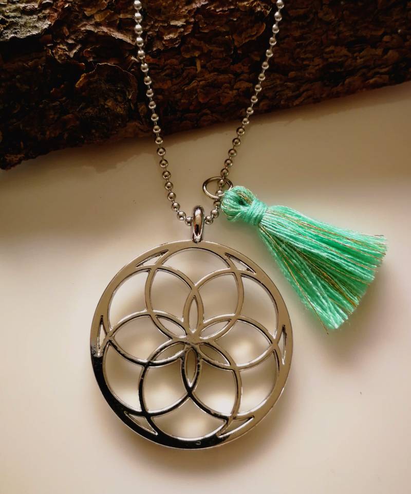 Kette Samen Des Lebens von farbenspielschmuck