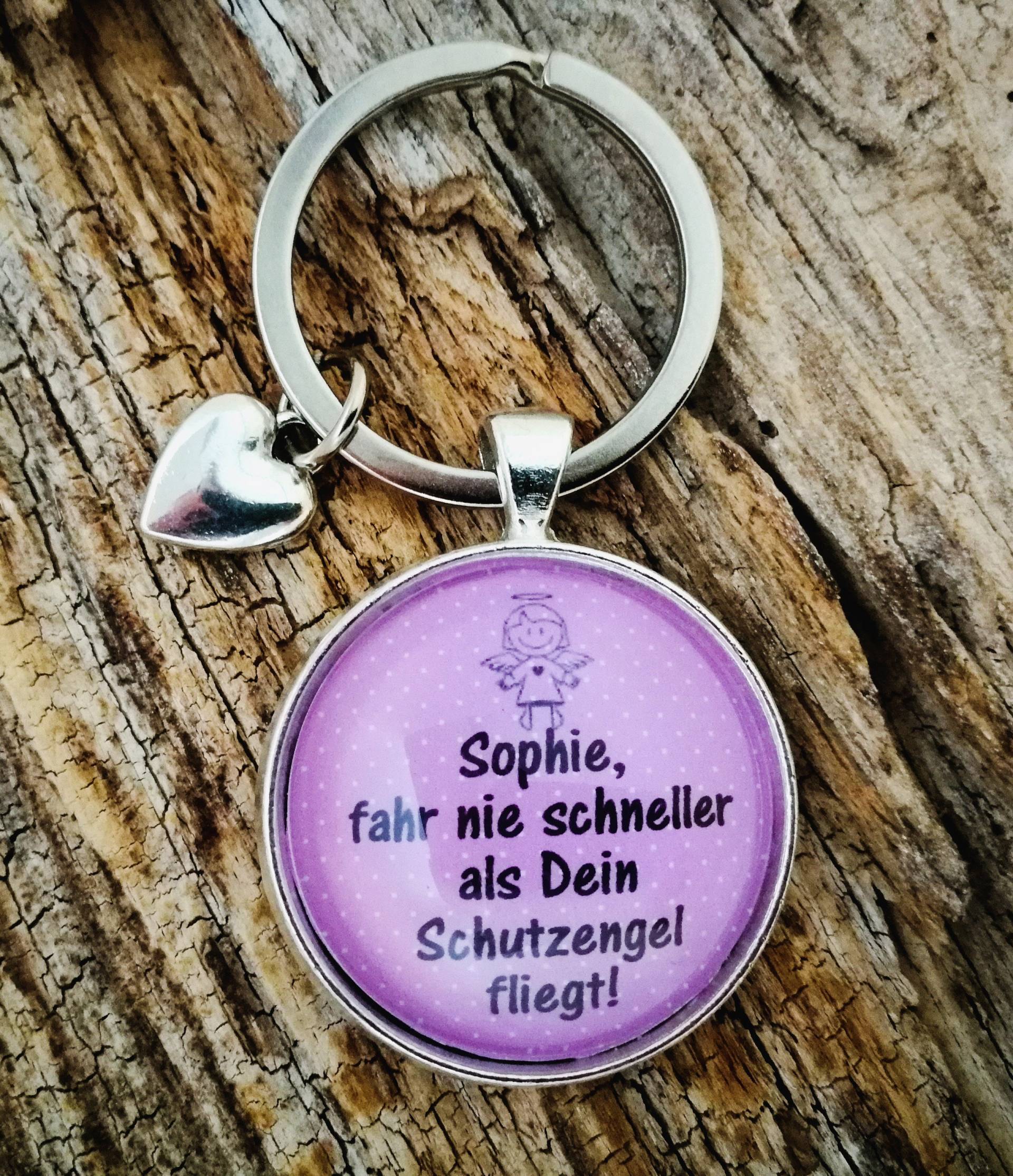 Schlüsselanhänger "Führerschein" Cabochon von farbenspielschmuck