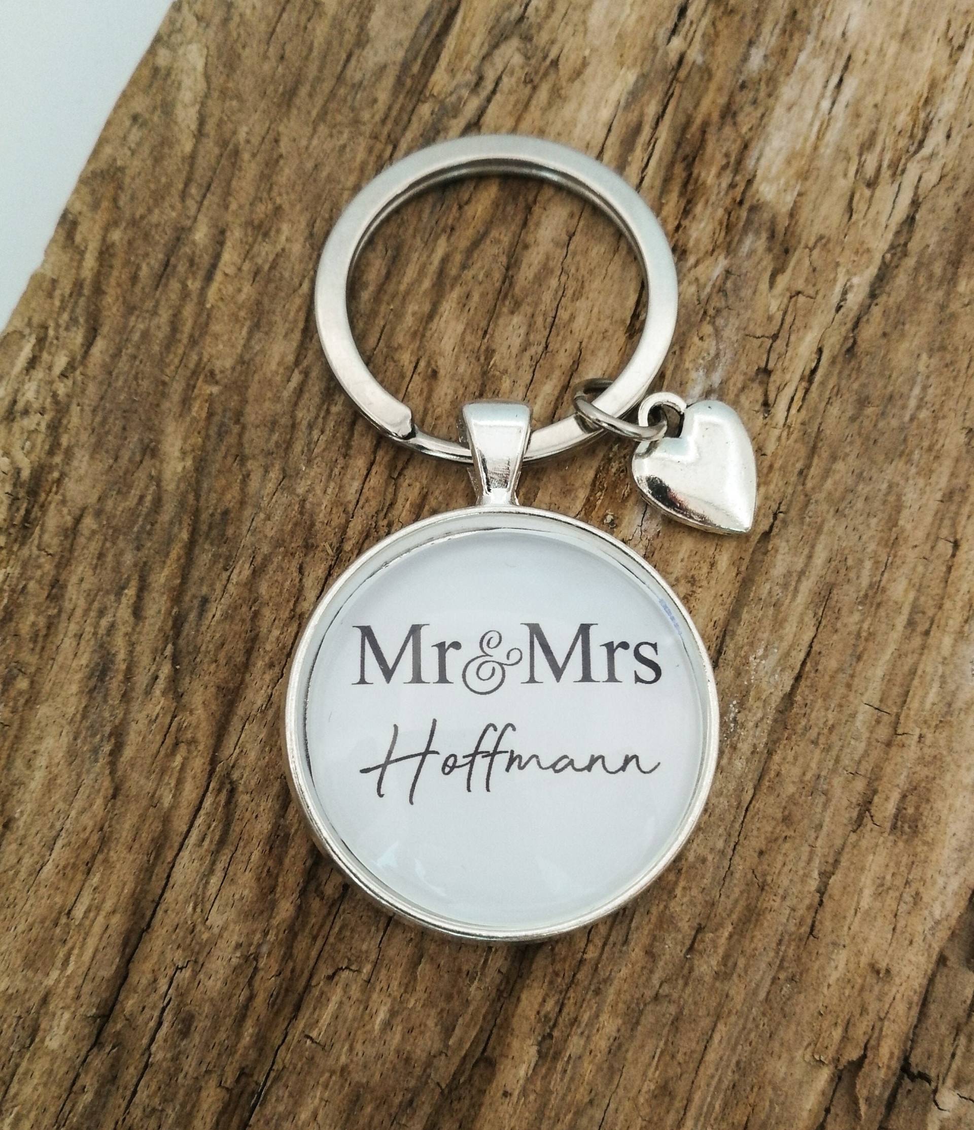 Schlüsselanhänger "Mr&mrs" Schlüsselanhänger "Mr&mrs" von farbenspielschmuck