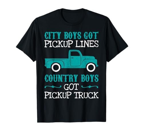 Jungs vom Land haben Pickups, Farmliebhaber Jungs T-Shirt von farm lover, country outfits