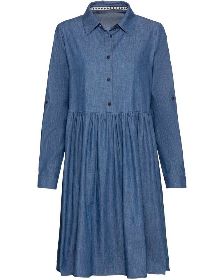 farm um's herz Hemdblusenkleid Hemd-Stufenkleid in Jeans-Optik farm um's herz Hemdblusenkleid Hemd-Stufenkleid in Jeans-Optik von farm um's herz