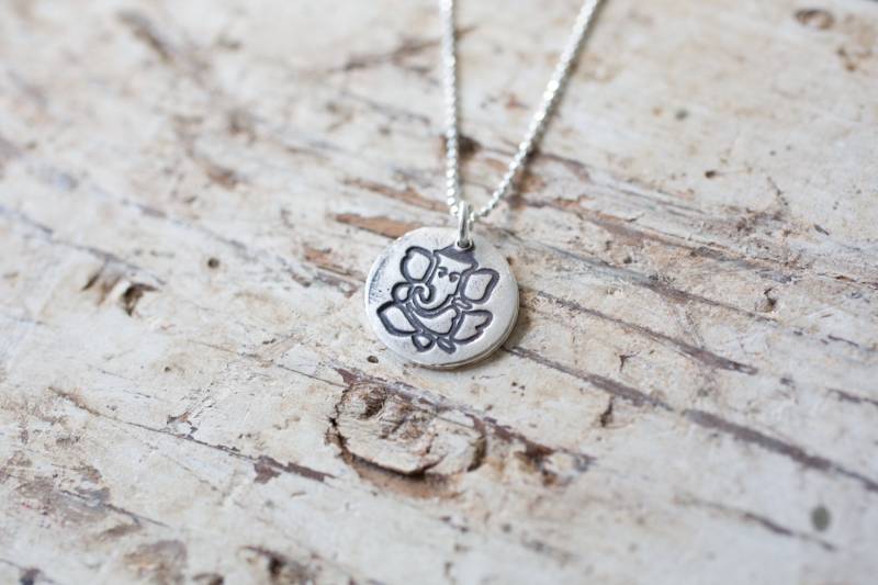 Ganesha Halskette, Ganesh Anhänger, Boho Tibeter Schmuck, Elefant Halskette von farmhousemoon