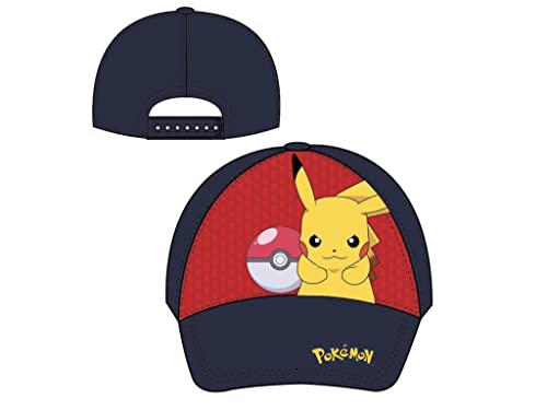 Pokemon Cap Basecap Kappe Baseball (DE/NL/SE/PL, Numerisch, 52, schwarz) von fashion uk