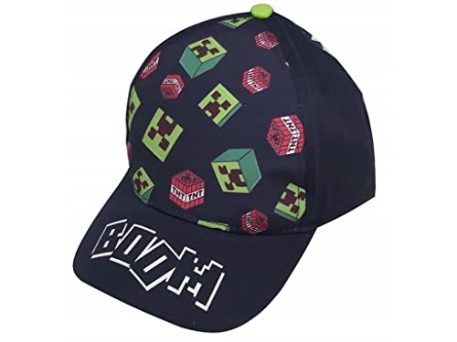 fashion uk Minecraft Basecap Cap (52, schwarz) von fashion uk