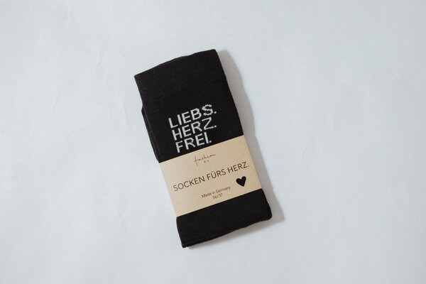 fashionMIE Liebs.Herz.Frei Damensocken von fashionMIE