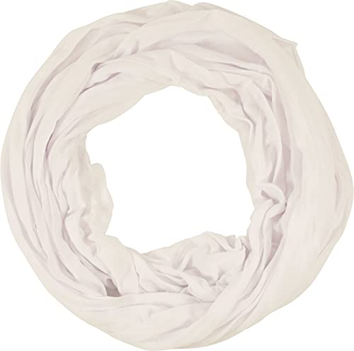 fashionchimp BASIC-Loop für Damen und Herren in angesagten Trendfarben, Jersey-Design, Schlauchschal (Weiß) von fashionchimp