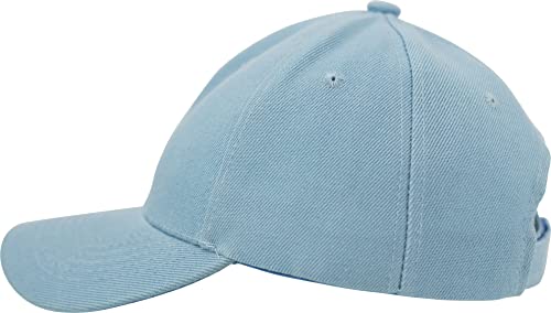 fashionchimp Baseball Basic-Cap in verschiedenen Uni-Farben, Unisex 6-Panel Cap, Kappe (Hellblau) von fashionchimp