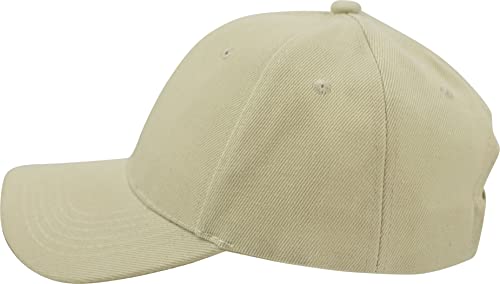 fashionchimp Baseball Basic-Cap in verschiedenen Uni-Farben, Unisex 6-Panel Cap, Kappe (Natur) von fashionchimp