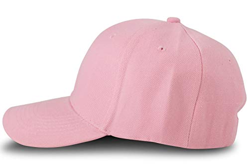 fashionchimp Baseball Basic-Cap in verschiedenen Uni-Farben, Unisex 6-Panel Cap, Kappe (Rosa) von fashionchimp