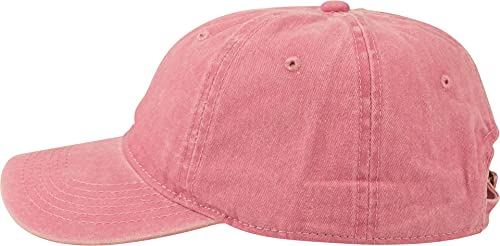 fashionchimp Baseballcap im Vintage Used-Look aus 100% Baumwolle, Unisex Jeans Denim Cap (Rosa) von fashionchimp