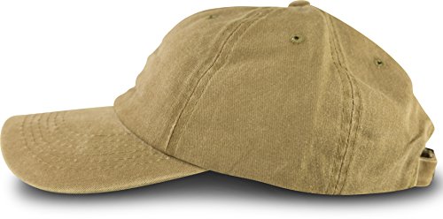 fashionchimp Baseballcap im Vintage Used-Look aus 100% Baumwolle, Unisex Jeans Denim Cap (Sand) von fashionchimp