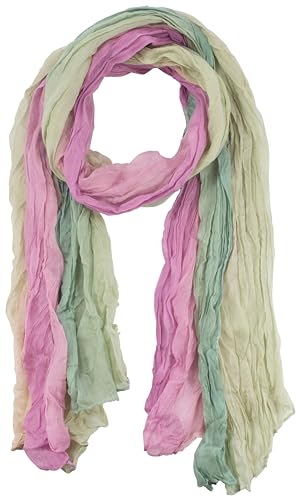fashionchimp Damenschal mit modischen Farbmuster-Design in Crash-Optik, Multi-Color, feine Stoffqualität, Allseason Schal (Candy-Lindgrün) von fashionchimp