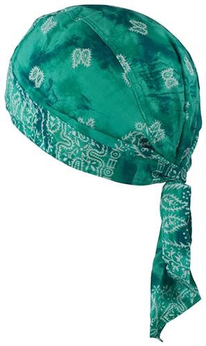 fashionchimp Zandana aus 100% Baumwolle, Bandana-Kopftuch, Bikertuch für Damen und Herren, Muster-Print (Opal-Batik) BAC226 von fashionchimp